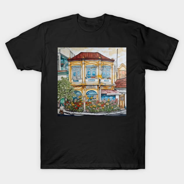 Ho Chi Minh City drawing T-Shirt by ComicsFactory